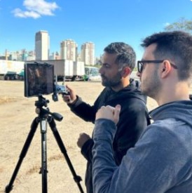 Demonstração app de voo para drone